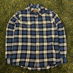 Orvis Blue Plaid Overshirt (S)